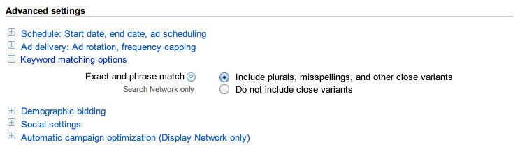 Google s New Adwords Matching Behaviour - 40