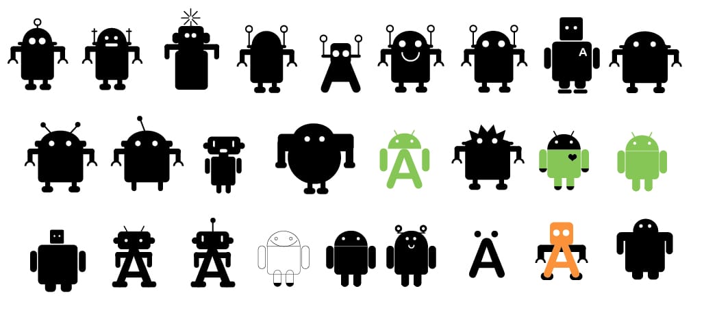android logo design approaches