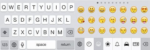 Emoji on iOS