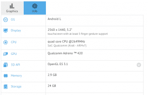 Nexus 6 leaks reveal Snapdragon 805 chipset and 5 2  QHD display - 32