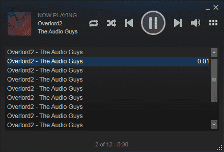 steam music playlist example 4