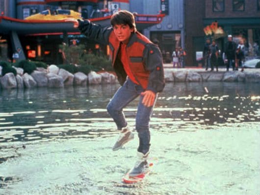 Hoverboard in Back to the Future