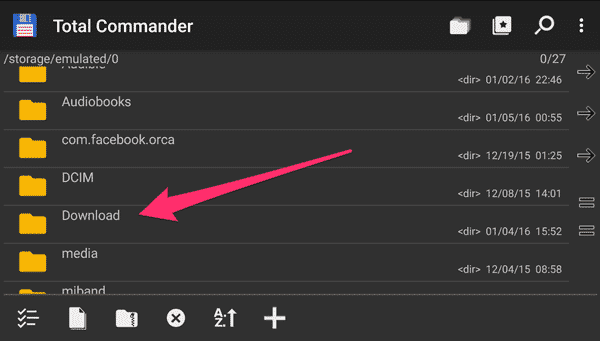 android download folder location