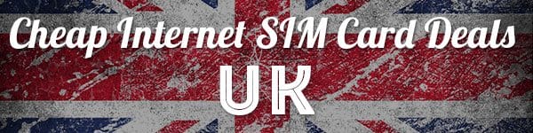 uk cheap travel internet plans and SIM cards
