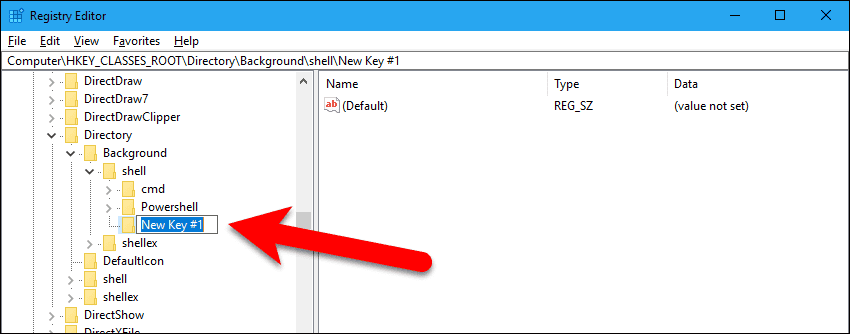 Rename the new key to Restart Explorer.