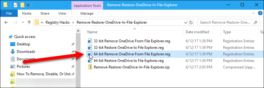 Double-click on file to remove OneDrive