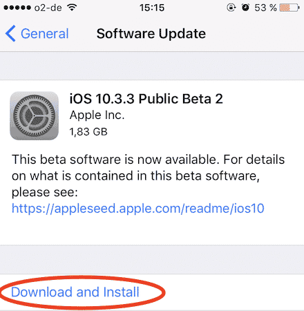 ios beta software profile 10