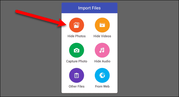 Import Files dialog box