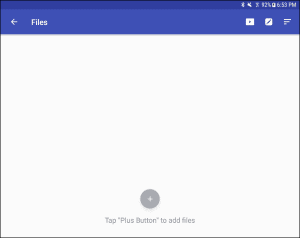 Files removed from the Files folder in the Calculator app