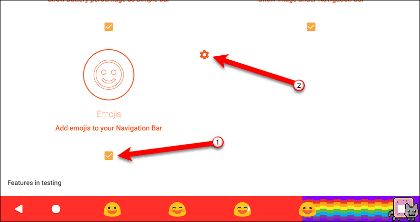 Add emojis to navigation bar