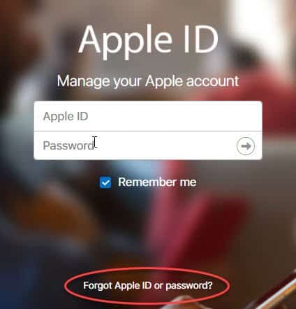 create a new apple id password