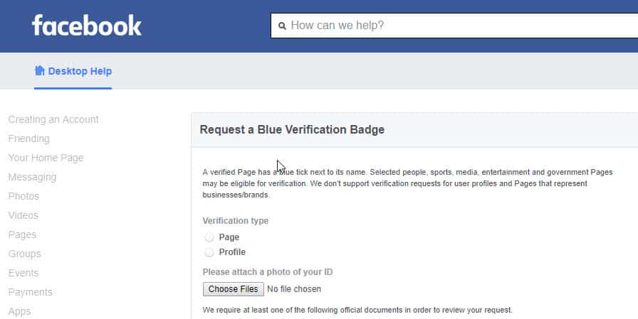 How To Get Your Facebook Account Verified For The Tick Badge - 27