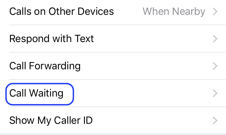 How To Turn iPhone Caller ID   Call Waiting Off   On - 12