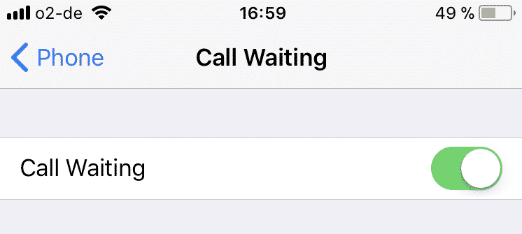 How To Turn iPhone Caller ID   Call Waiting Off   On - 42