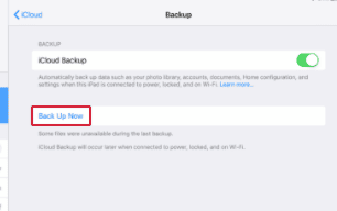 How to backup data from your iPad to iCloud?