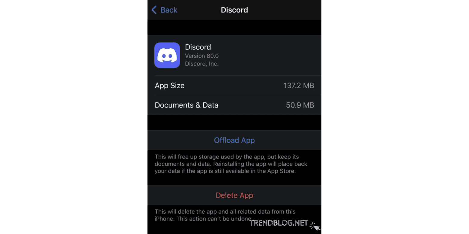 uninstall discord on any device