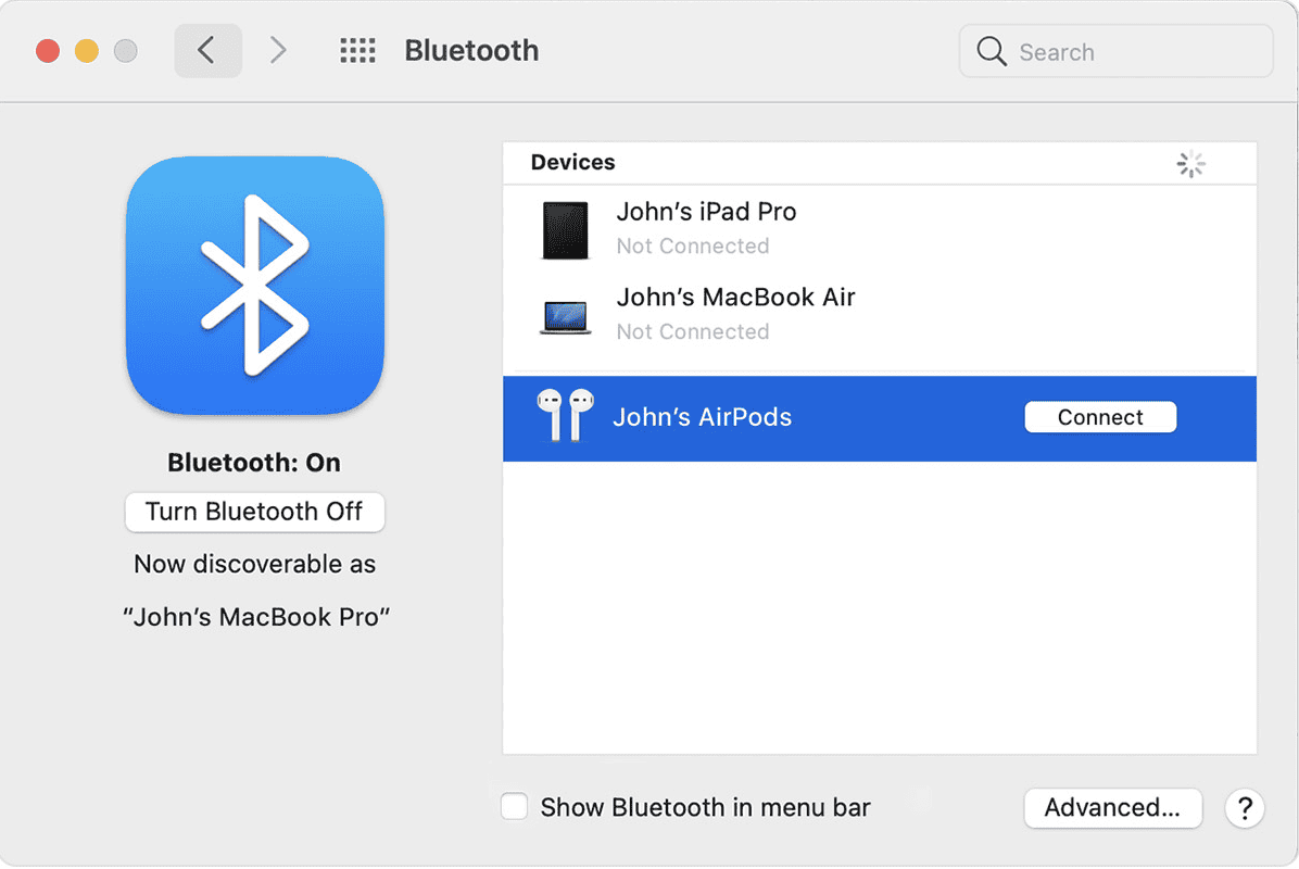 airpods with your mac
