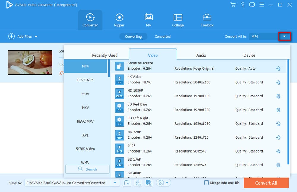 How to Convert FLV to MP4 on Your Computer with AVAide Video Converter