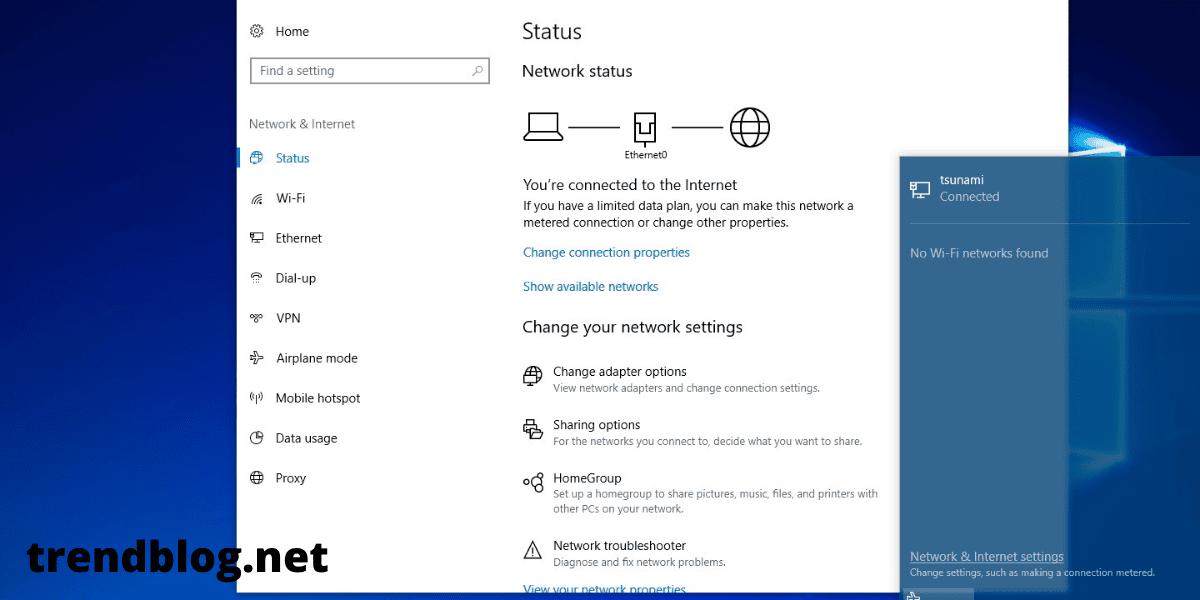 wifi not working in windows 10