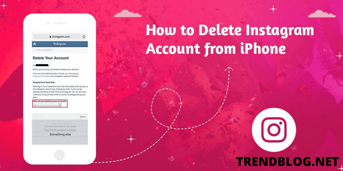 How to Delete Instagram Account on iPhone?