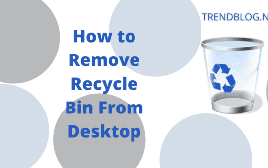 How to Remove Recycle Bin From Desktop