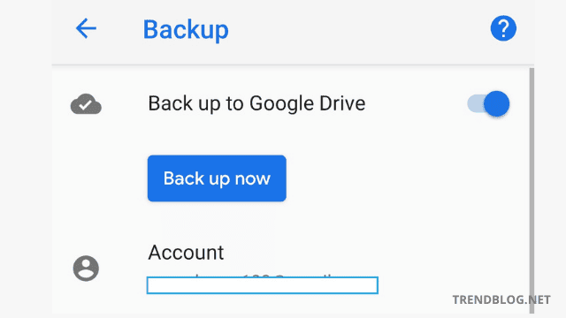 Restore Backup from Google Drive using Manual Method
