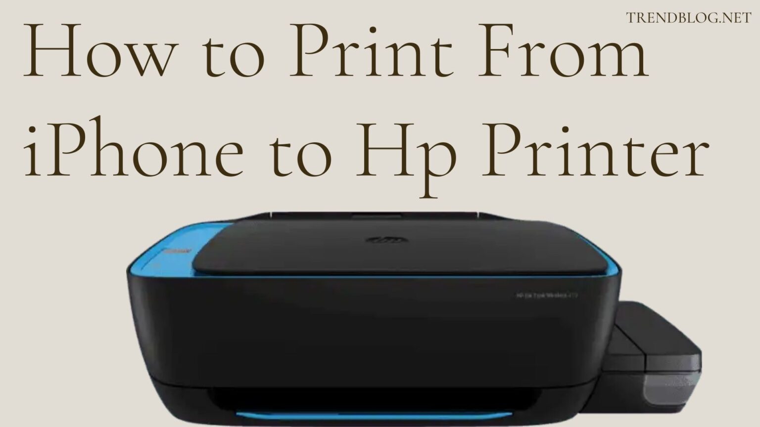 How to Print From iPhone to Hp Printer So Quickly