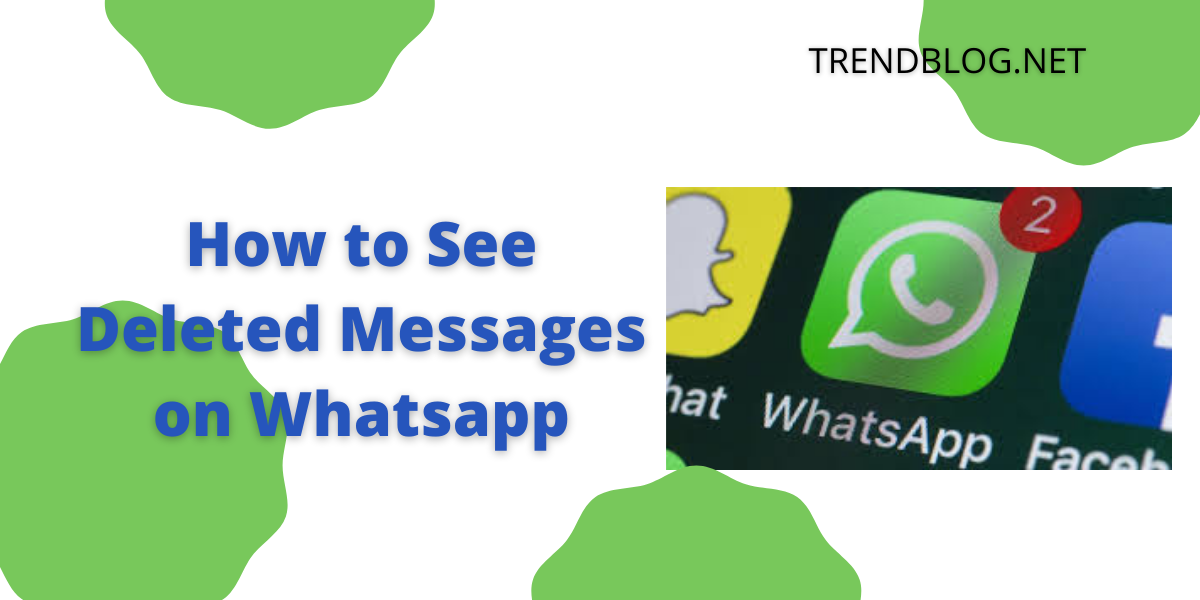 How to See Deleted Messages on Whatsapp
