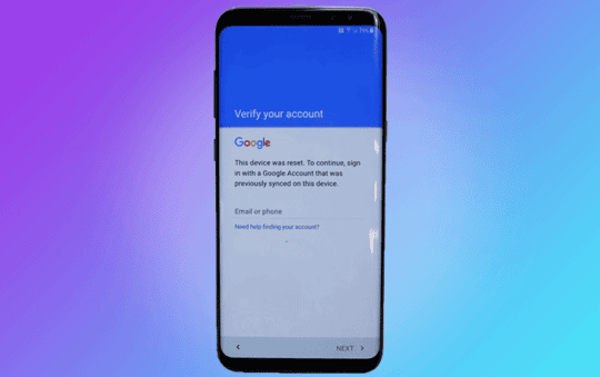 How to Bypass Google Account Verification After Reset on Samsung?