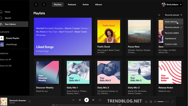 Spotify desktop version 