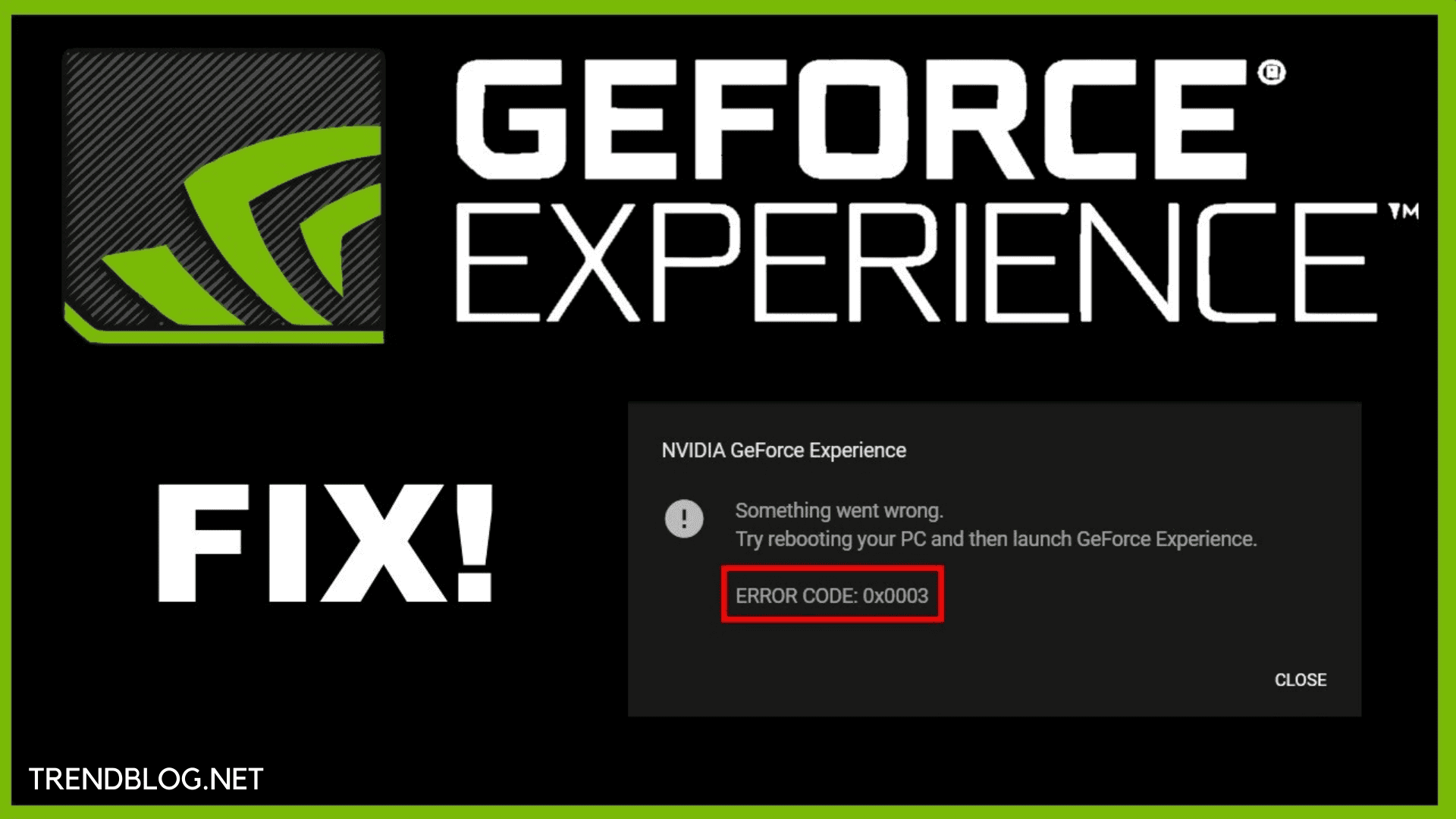 Error code accessdenied code. Джифорс экспириенс. NVIDIA GEFORCE experience. Код GEFORCE experience. Ошибка 0x0003 GEFORCE experience.