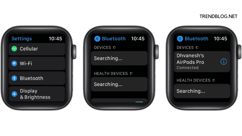 connect airpods to apple watch