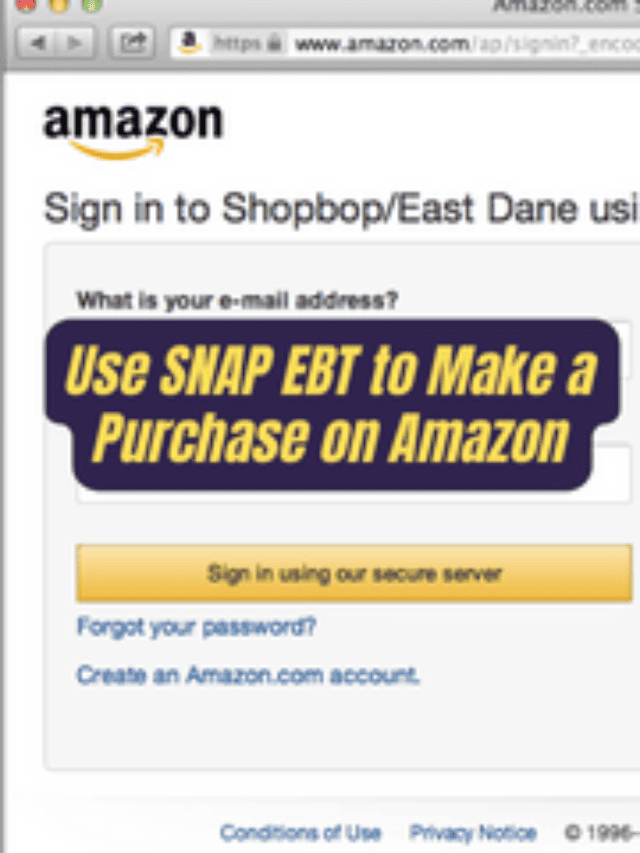 Use SNAP EBT to Make a Purchase on Amazon