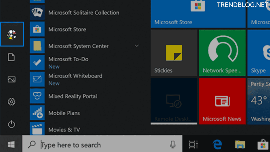 switch to local account windows 10