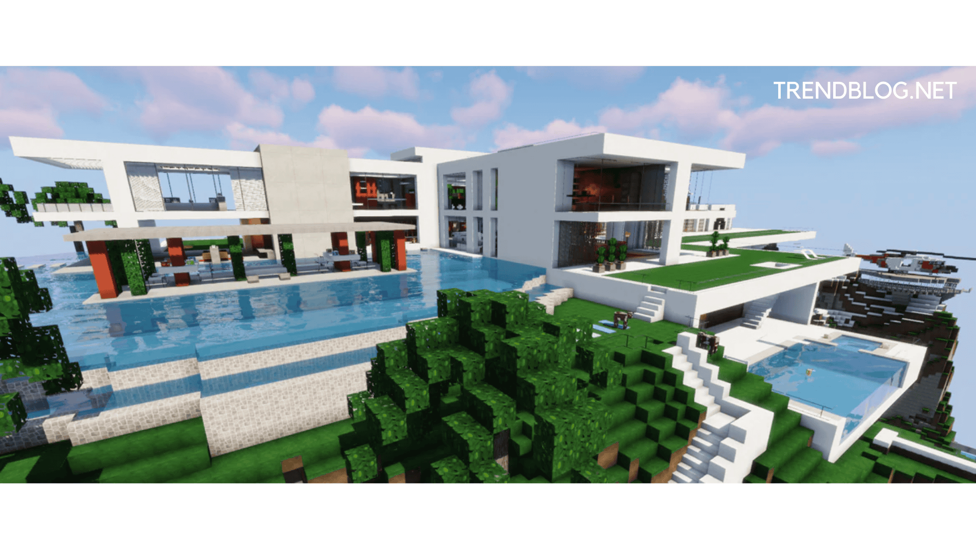  6 Cool Modern Minecraft House Ideas
