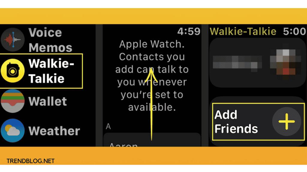 walkie-talkie on apple watch