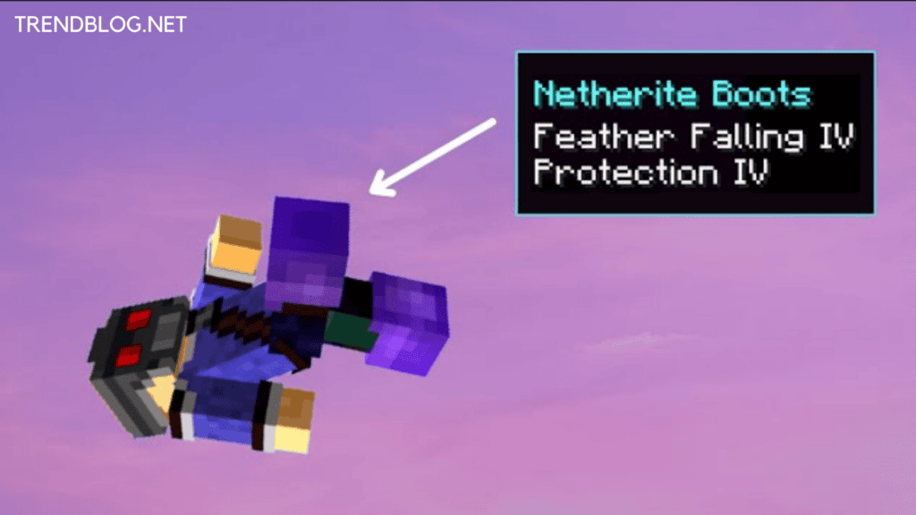 Enchantment in Minecraft Feather Falling  Code and Guide - 9