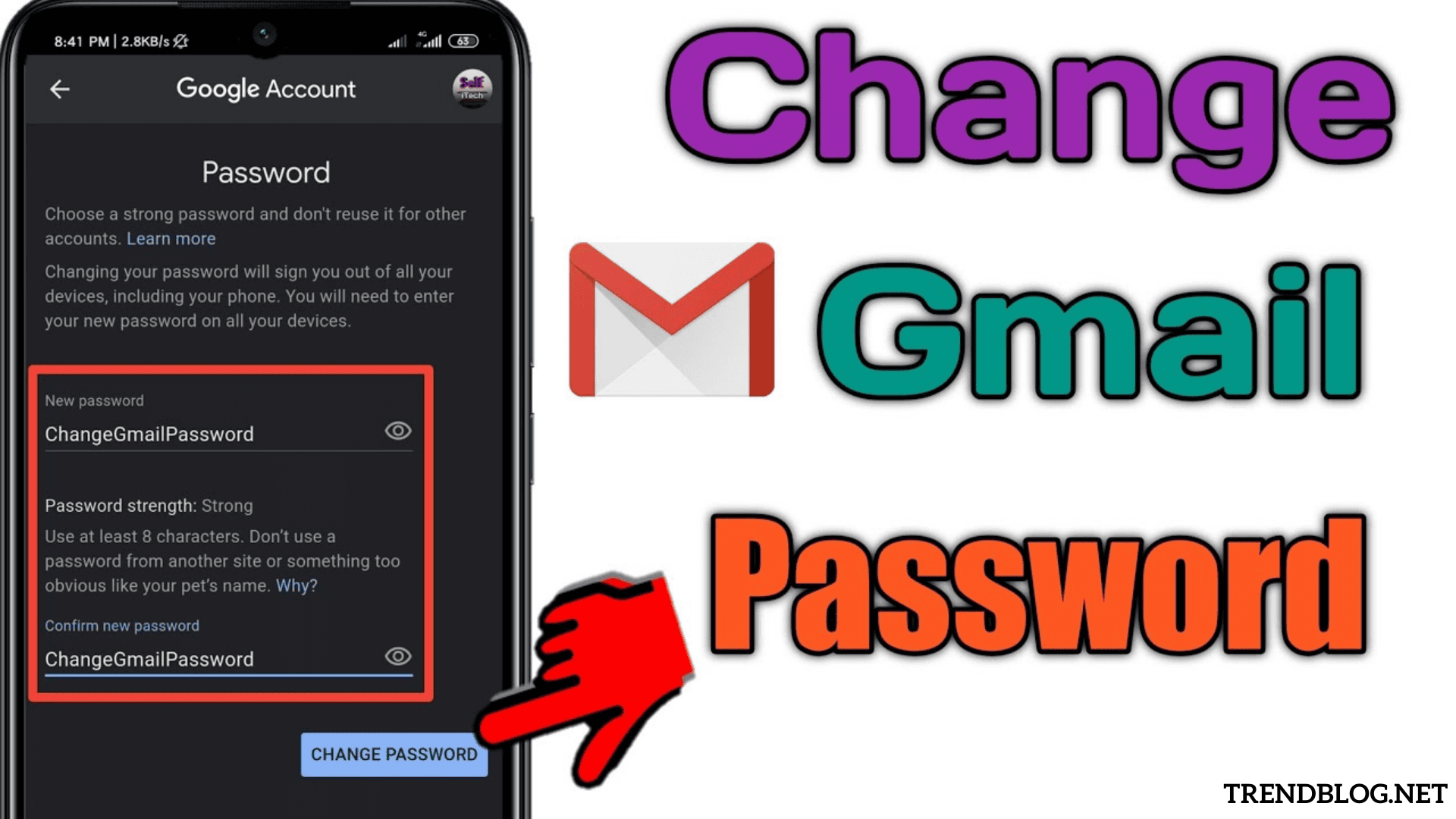 Let us Change Gmail Password in Android  iPhone Within Minutes - 41