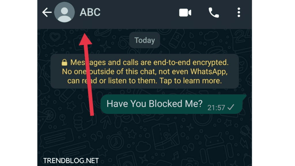 no profile  whatsapp blocked