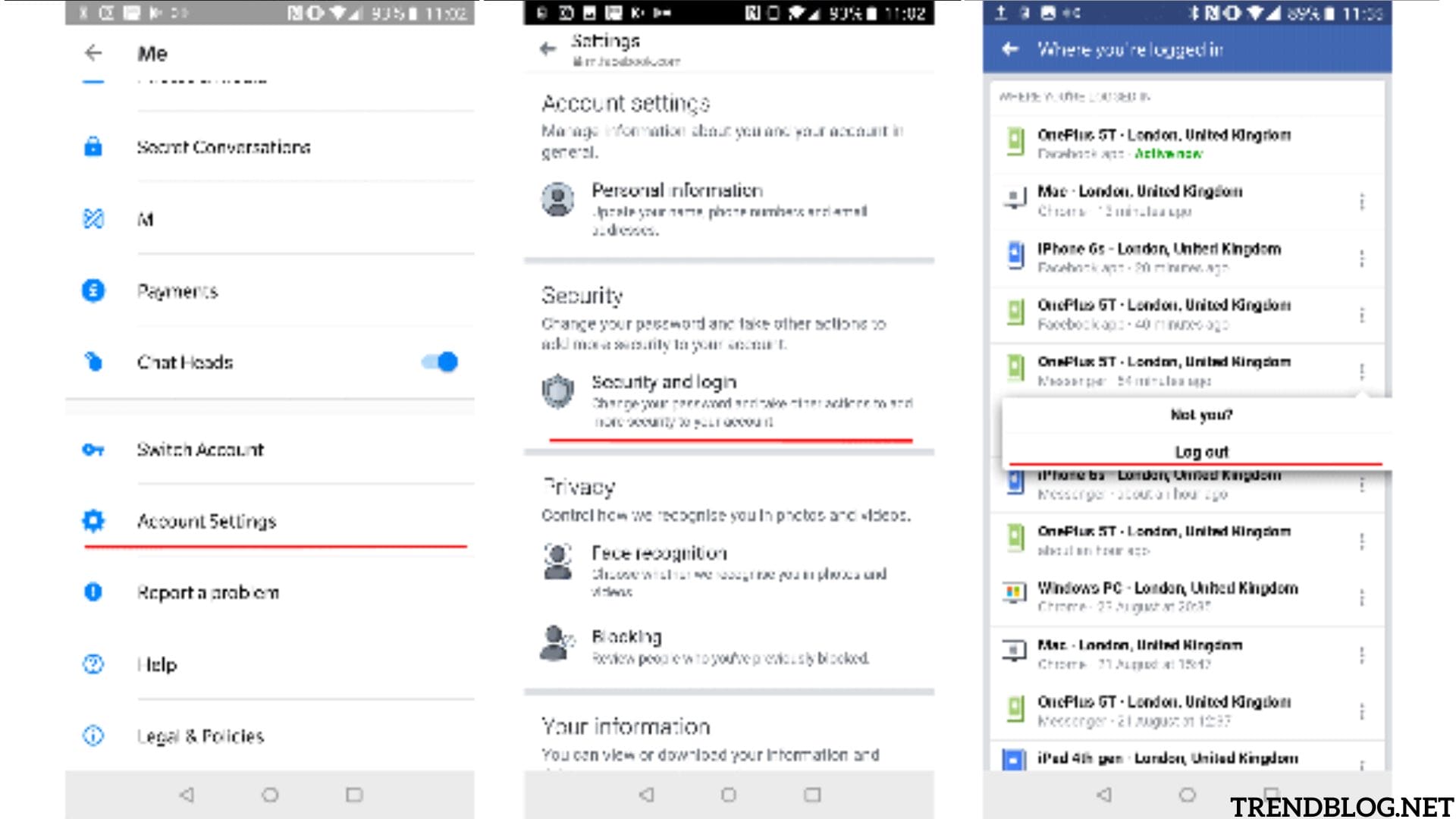 2 Quick Ways to Log Out Of Facebook Messenger on All devices