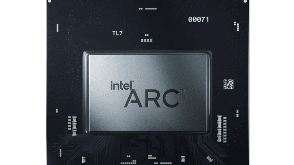Intel graphics card with ACM-G10