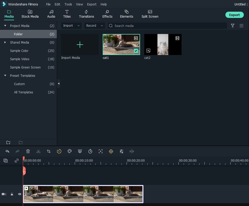 Import video files to crop