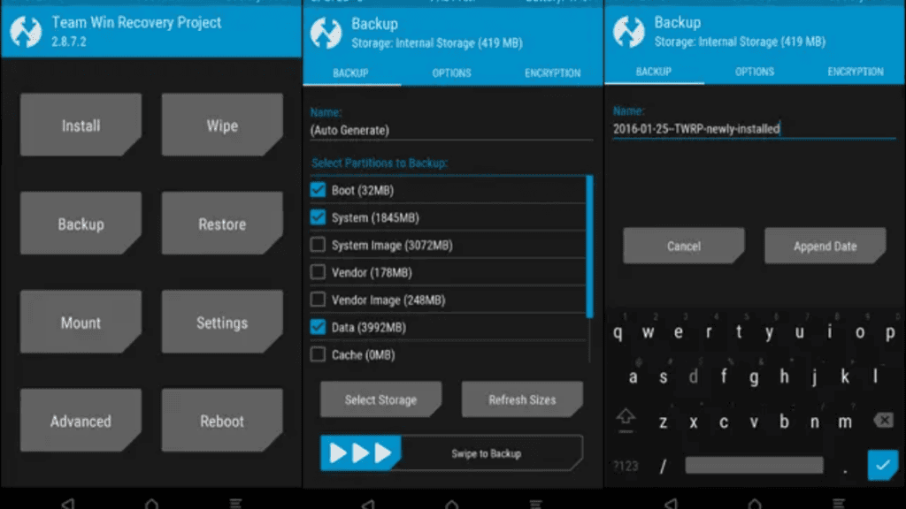 Install TWRP recovery on Android 