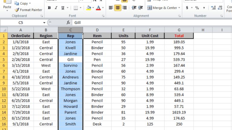 How To Select Column In Excel Formula