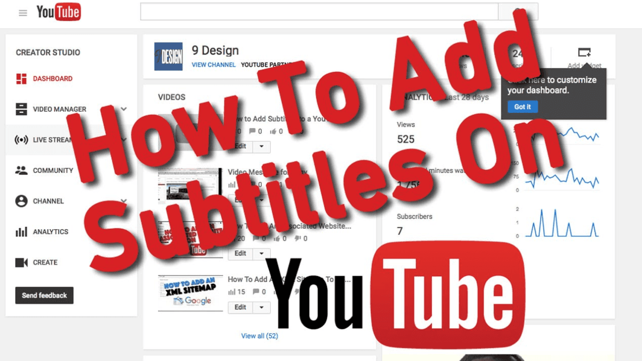  How to Add Subtitles Youtube Video