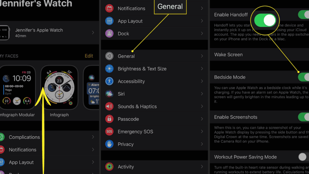 How to Activate Night Mode in apple watch