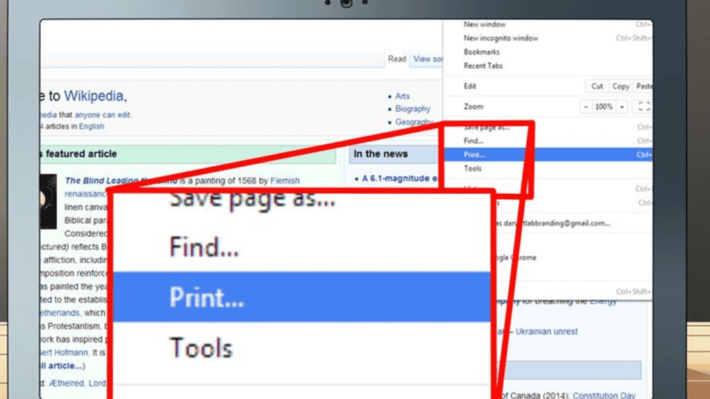 How to print with a chromebook