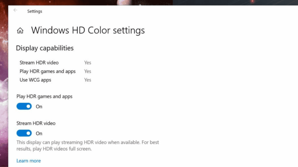 Stream HDR video on windows 11 using 2 Steps - 94