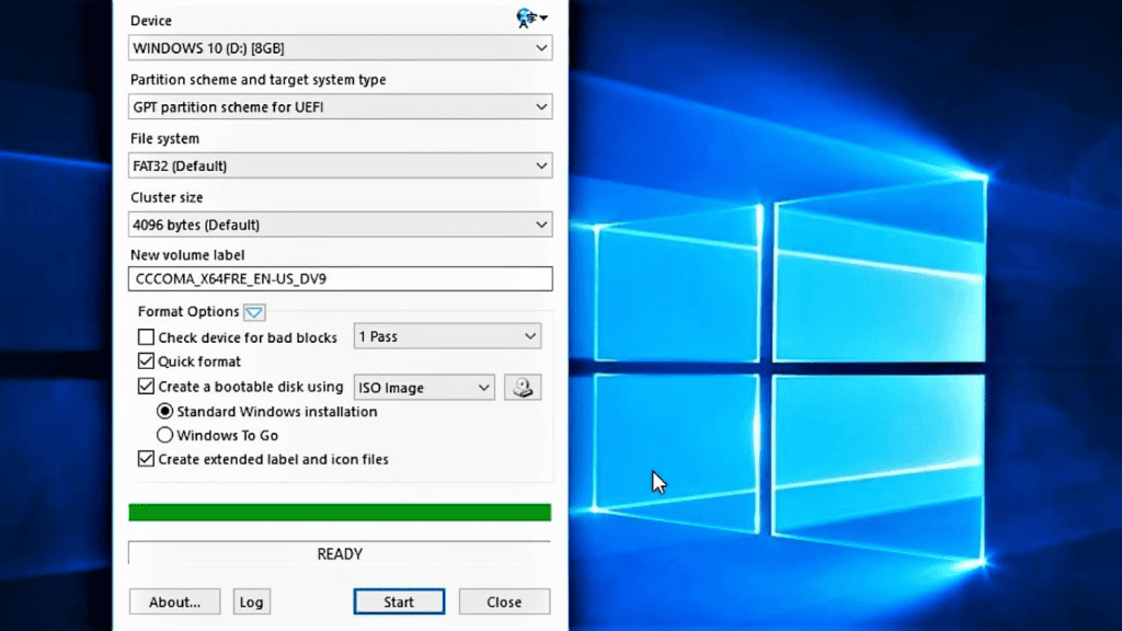 Windows 10 from USB with UEFI support