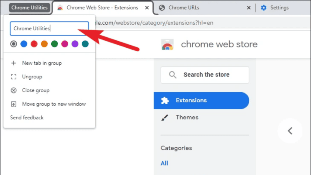 How to Create  Save  Manage  Reopen Chrome tab groups in 2022 - 69